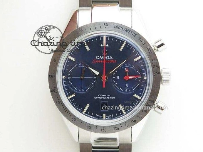 0111 Speedmaster SS Snoopy Apollo OMF Best Edition White Dial on SS Flat link Bracelet Venus Trendy 7882